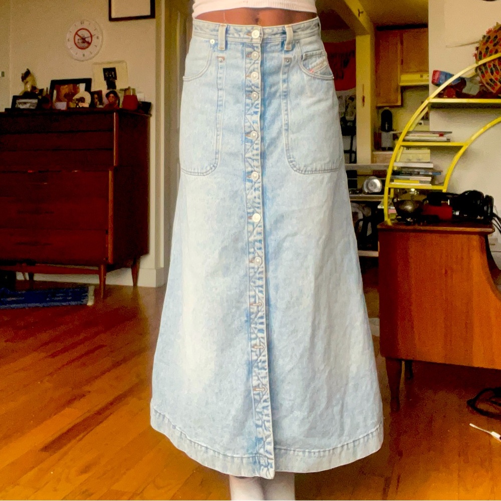 DIÉSEL DENIM MAXI SKIRT